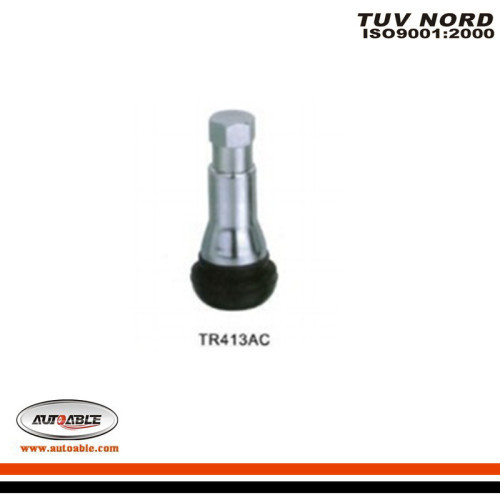 Chromed Sleeve Snap-in Tire Valve