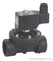 2WSL-25 water plastic solenoid valve NPT1''