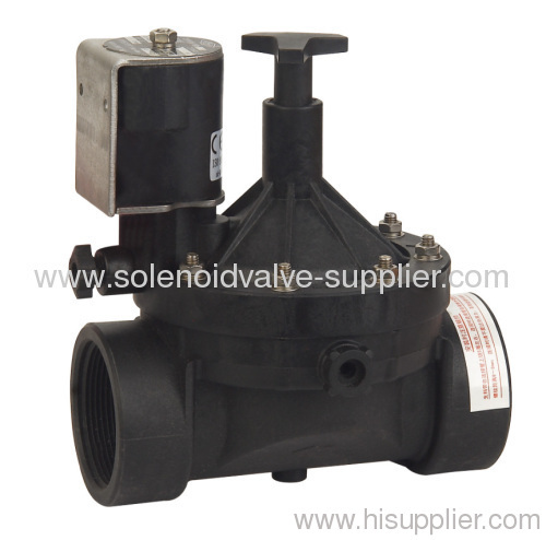 2 inch plastic water garden irrigation solenoid valve