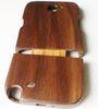 Removable Samsung Galaxy Note 2 Wooden Case , Walnut Material