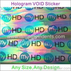 Custom Printing VOID Seal Labels,Special Hologram VOID Security Stickers,Tamper Proof Hologram VOID Sticker