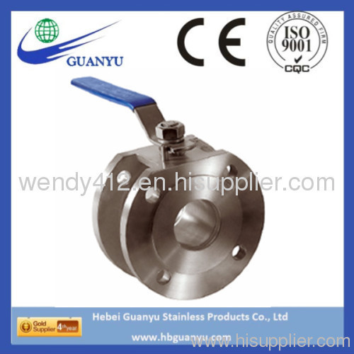 1-PC WAFER FLANGED BALL VALVE