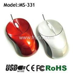 mini size 3d optical usb cable mouse