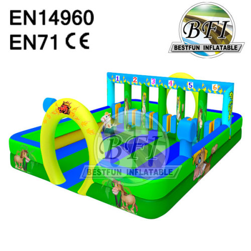 Commercial Inflatable Pony Feild