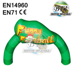 Inflatable Customized Green Arch