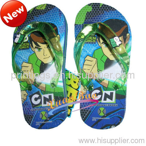 Costom Heat Transfer Printing Film for Children EVA slipper