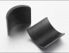 Black epoxy coating Neodymium magnet Segment shape
