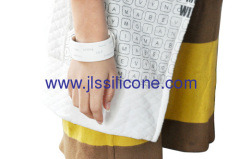 Silicone prommotion gifts silicone slap bracelet
