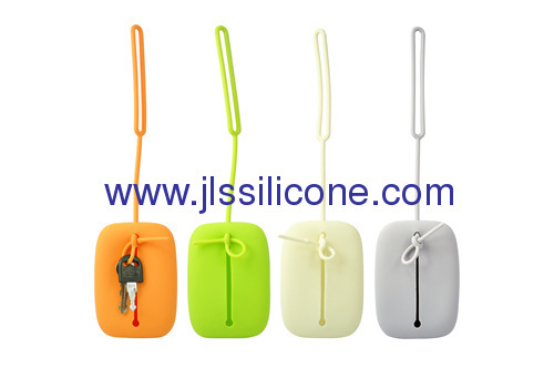 fashion silicone key and coin bag