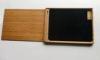 Ipad Book Style Carbonized Bamboo Cases , Ipad Protecting cover