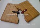 Hand Made Waterproof Carbonized Bamboo Ipad Cases , Smart Cover