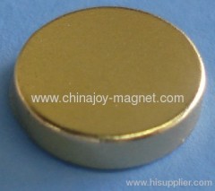 Disc Neodymium Magnets Gold Coated NdFeB Magnets