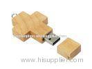 Cross Shape Wooden USB Flash Drive