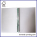 A5 popular carton PP cover 3D spiral notebook good quality college ruled