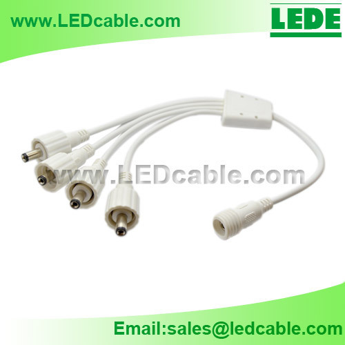 LED Waterproof DC Power Splitter