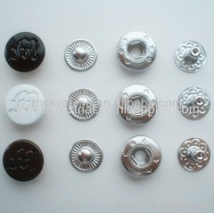 Printed Cap spring snap button