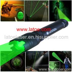 Adjustable Beam Laser Torch Flashlight