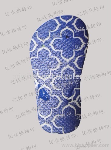 Foils printing for PVC EVA Slippers HOT SALES