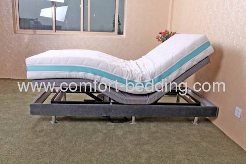 Healthcare electric adjustable sofa bed USB outlets Bluetooth music speaker underbed lighting