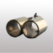 Hot sell high quality gold-plated two air outlet auto muffler tip