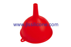 Food approved silicone funnels in middle size