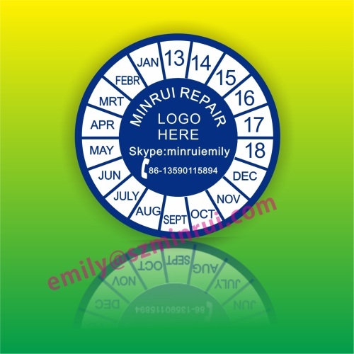 Custom Round Warranty Stickers with Date&Logo,Destructible Warranty Cell Phone Labels,Warranty VOID If Removed Sticker