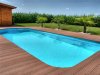 Non-slip Swimming pool wpc flooring