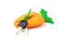 Lovely carrot style silicone key holder