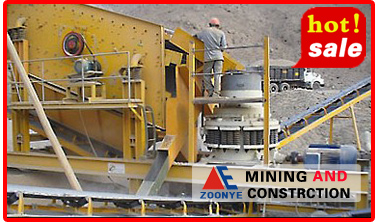 Granite stone crushing plant