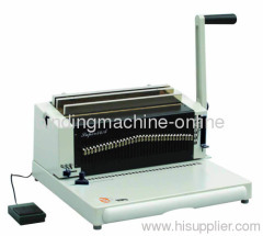 Legal Size Electric Double Wire Binding Machine