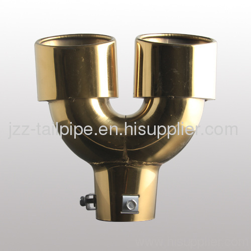 Global hot sell gold auto parts muffler tail pipe