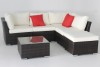 Garden PE wicker furniture patio design sofa set lounge