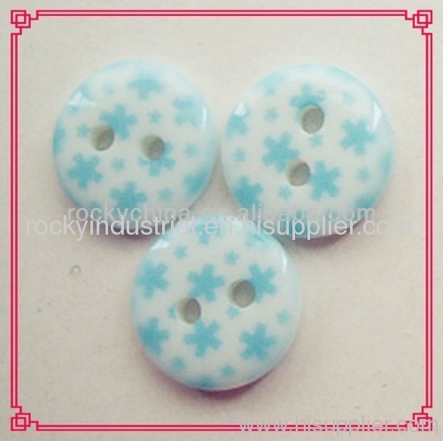 2-Hole Printing Plastic Button