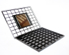 New design 8 colours square shaped plastic eyeshadow palette/cosmetic packing OEM