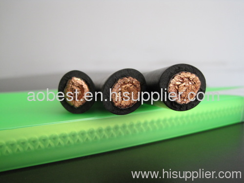 multi copper wire stranded flexible NSSHOU rubber insulated cable