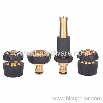 Brass Garden Hose Fitting coat with black TPR