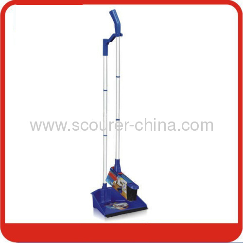 Aluminum handle Dustpan&Broom with color card&label