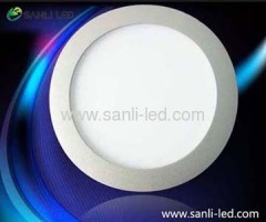 Round Dia180mm cool white LED Panel Light 7W with DALI dimmable & Emergency