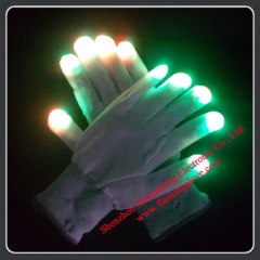 Flashing Gloves Sparkling Your Fingers at Night