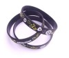 Etisalat black silicone bracelets