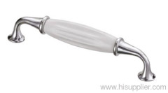 Latest design ceramic handle/Zinc alloy furniture handle