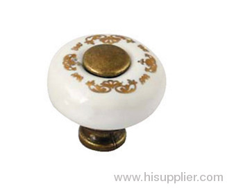 Fashion ceramic handle/Zinc alloy cabinet handle