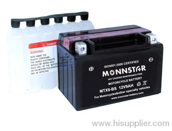 dry charged mf motorcycle battery