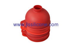 Odorless silicone funnel wiht large mouth and pipe