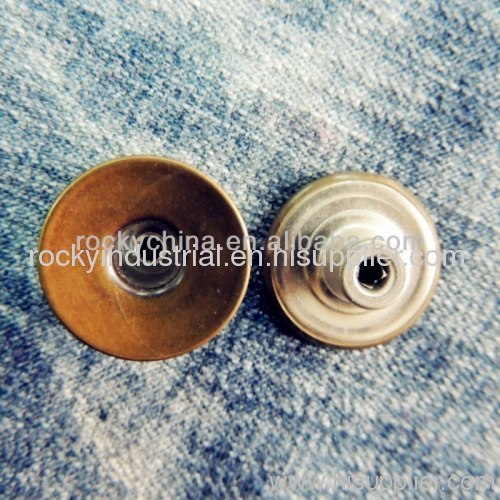 Custom jeans rivets buttons