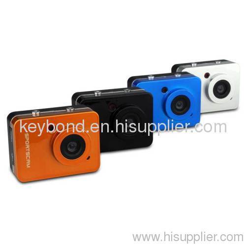 Full HD Touch Screen Waterproof Sport Camera with Remote Control