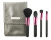 4pcs Travel Makeup Brush set with PU pouch