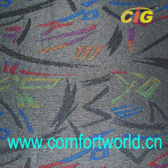 Shuttle Jacquard Auto Fabric With Bonding Fabric