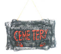 2014 NEW HALLOWEEN "CEME TERY" HANGER