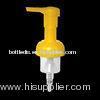 Plastic PP Soap Dispenser Pump , translucent yellow and 1.6ml 40mm